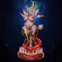 Sybil Furry Statue | Pseudoregalia Fanart von Onagaba SFW,NSFW,Futa 3d printed statue,3d printed,3d printed figure,Sybil Statue,Pseudoregalia Statue,futa statue,futa figurines,futanari figurines,futanari statue,nsfw statue,furry statue