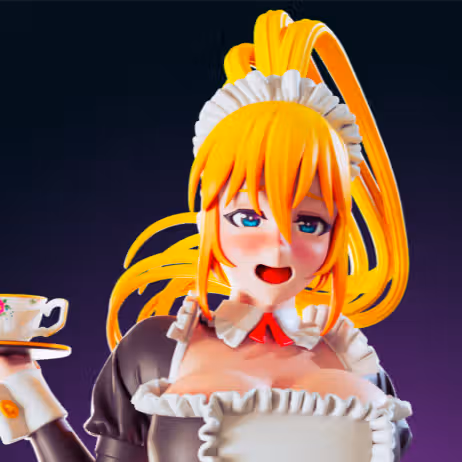 Darkness Maid Outfit Statue | Konosuba Fan Art by Officer Rhu SFW,NSFW,Futa 3d printed,Darkness statue,futa statue,Konosuba statue,furry statue,nsfw statue,futa figurines,futanari figurines,futanari statue