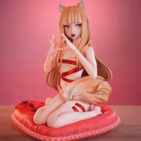 Holo Statue | Spice and Wolf Fanart von EggmaStudios SFW,NSFW 3d printed statue,3d printed,3d printed figure,Holo Statue,Spice and Wolf Statue,nsfw statue