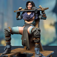Figura Yennefer BDSM | The Witcher Fanart autorstwa Exclusive3dprints SFW,NSFW 3d printed statue,3d printed,nsfw statue,3d printed figure,Yennefer statue,The Witcher statue