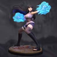 Hinata Statue | Naruto Fan Art by Azerama SFW,NSFW 3d printed,3d printed statue,nsfw statue,Hinata statue,Naruto statue,3d printed figure