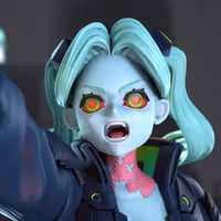 Rebecca Statue | Cyberpunk Edgerunners Fan Art by Azerama SFW,NSFW 3d printed,3d printed statue,nsfw statue,Rebecca statue,Cyberpunk Edgerunners statue