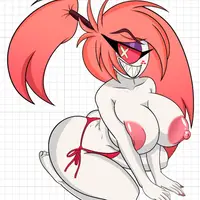 Pegatina Cherri Bomb | Hazbin Hotel Pegatina de vinilo SFW,NSFW Hazbin Hotel sticker,nsfw sticker,Cherri Bomb stickers