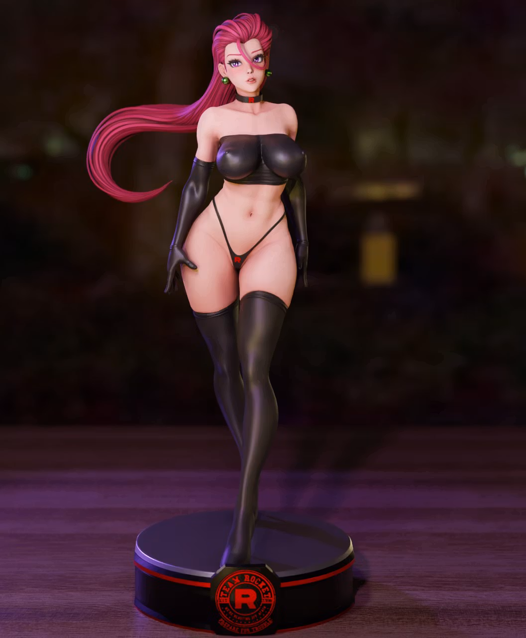 Jessie Statue | Pokemon Fan Art by Momoji3d SFW,NSFW 3d printed,3d printed statue,nsfw statue,Jessie statue,Pokemon statue