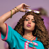 Cover Girl Statue | GTA 6 Fan Art by Exclusive3dprints SFW,NSFW 3d printed,3d printed statue,3d printed figure,Cover Girl Statue,gta statue,nsfw statue