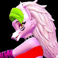 Roxanne Statue | Five Nights at Freddy's Fan Art by Nonotoys SFW,NSFW 3d printed statue,3d printed,nsfw statue,furry statue,3d printed figure,Nights at Freddy's statue,Roxanne statue