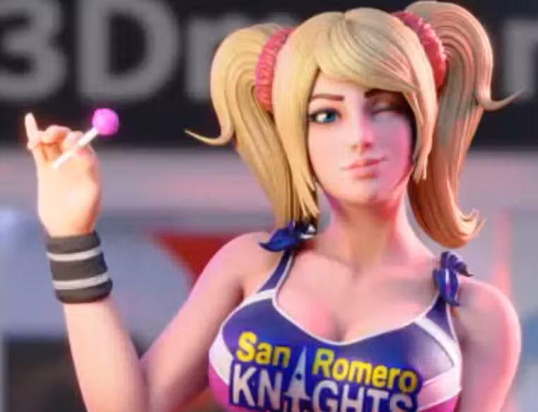 Juliet Starling Statue | Lollipop Chainsaw Fan Art by 3Dmoonn SFW,NSFW 3d printed statue,3d printed,nsfw statue,3d printed figure,Juliet Starling Statue,Lollipop Chainsaw Statue