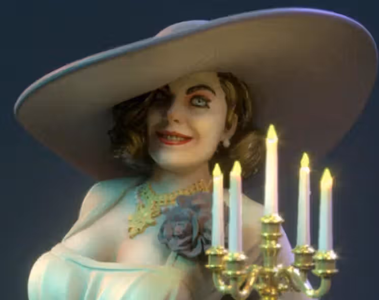 Lady Dimitrescu Statue | Resident Evil Fan Art by TorridaMinis SFW,NSFW 3d printed,3d printed statue,lady dimitrescu figure,lady dimitrescu statue,nsfw statue,Resident Evil