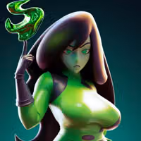 Figura Shego | Kim Possible Fanart autorstwa Officer Rhu SFW,NSFW,Futa 3d printed statue,3d printed,3d printed figure,Shego Statue,Kim Possible Statue,futa statue,futa figurines,futanari figurines,futanari statue,nsfw statue