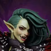 Orc Dominatrix Viki Miniature | DnD Fan Art by Gaz Minis SFW,NSFW 3d printed,miniature,dnd miniature,Orc Dominatrix Viki,3d printed miniature,nsfw miniature
