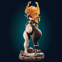 Statue Midna Chubby | The Legend of Zelda Fan art par Officer Rhu SFW,NSFW,Futa 3d printed,Midna statue,The Legend of Zelda statue,3d printed figure,nsfw statue,futa statue,futa figurines,futanari figurines,futanari statue,furry statue