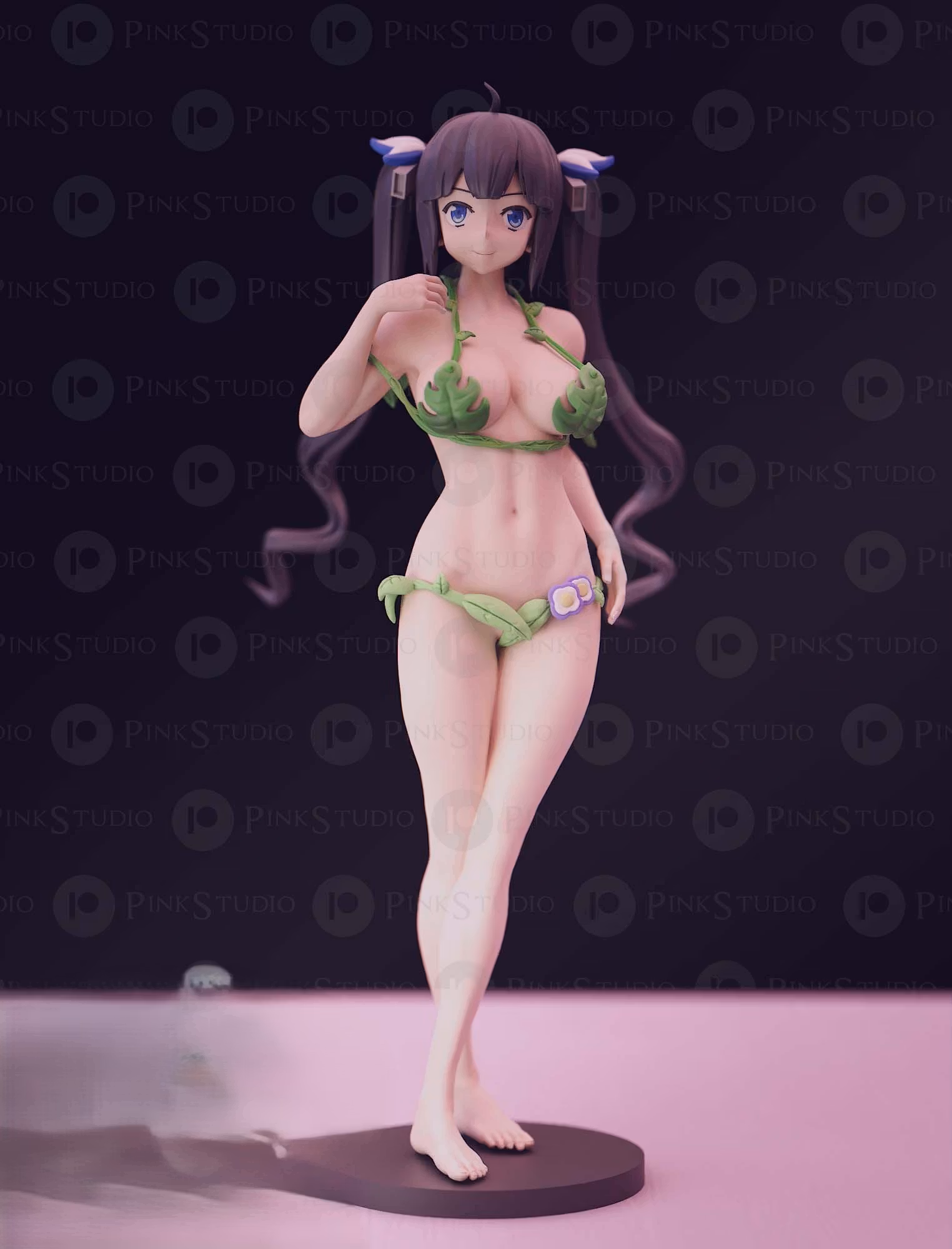Hestia Statue | Danmachi Fan Art by Pink Studio SFW,NSFW 3d printed statue,nsfw statue,Hestia Statue,Danmachi Statue,sfw statue