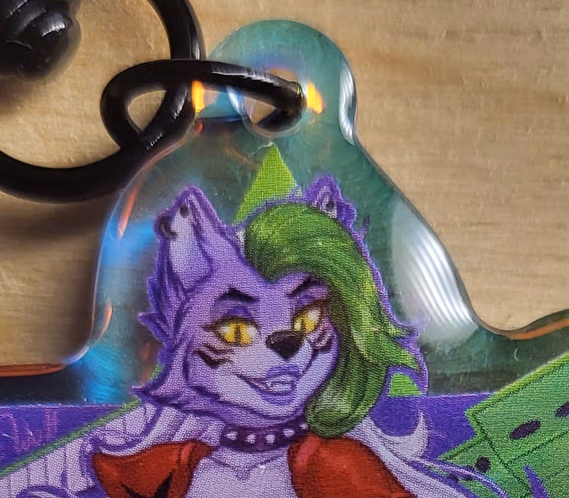 Roxanne Guitar Keychain | Five Nights at Freddy's Acrylic Keychain NSFW Roxanne Guitar,Roxanne keychain,furry keychain,Nights at Freddy's keychain,nsfw keychain