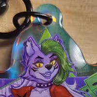 Roxanne Guitar Keychain | Five Nights at Freddy's Acrylic Keychain NSFW Roxanne Guitar,Roxanne keychain,furry keychain,Nights at Freddy's keychain,nsfw keychain