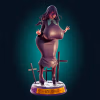Hex Maniac ZA Ultra Thicc Statue | Pokemon Fanart von Officer Rhu SFW,NSFW,Futa 3d printed,Hex Maniac statue,futa statue,pokemon statue,furry statue,nsfw statue,futa figurines,futanari figurines,futanari statue