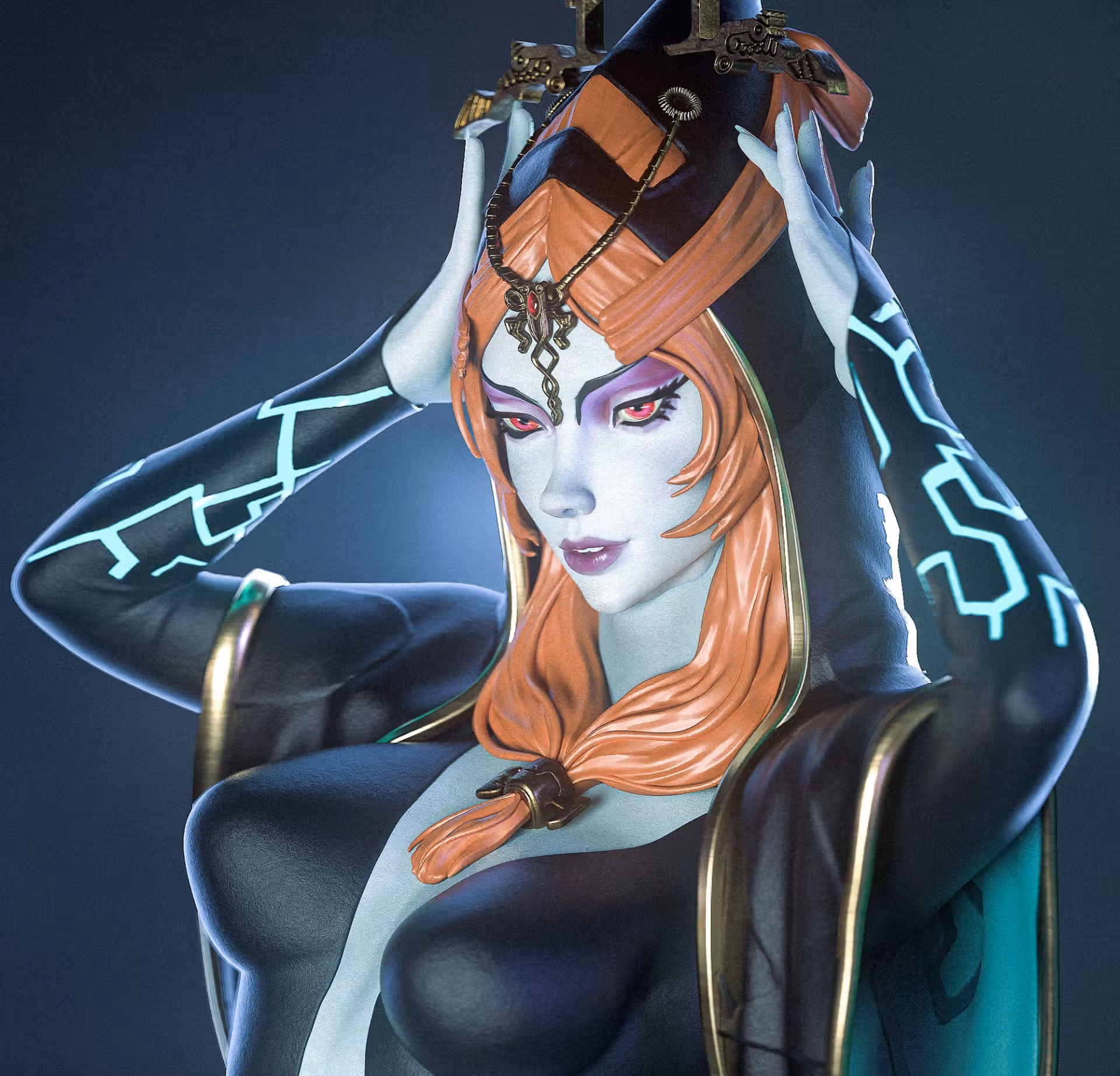 Midna Statue | The Legend of Zelda Fan Art by Nympha3D SFW,NSFW 3d printed statue,Midna statue,3d printed figure,3d printed,The Legend of Zelda statue,nsfw statue