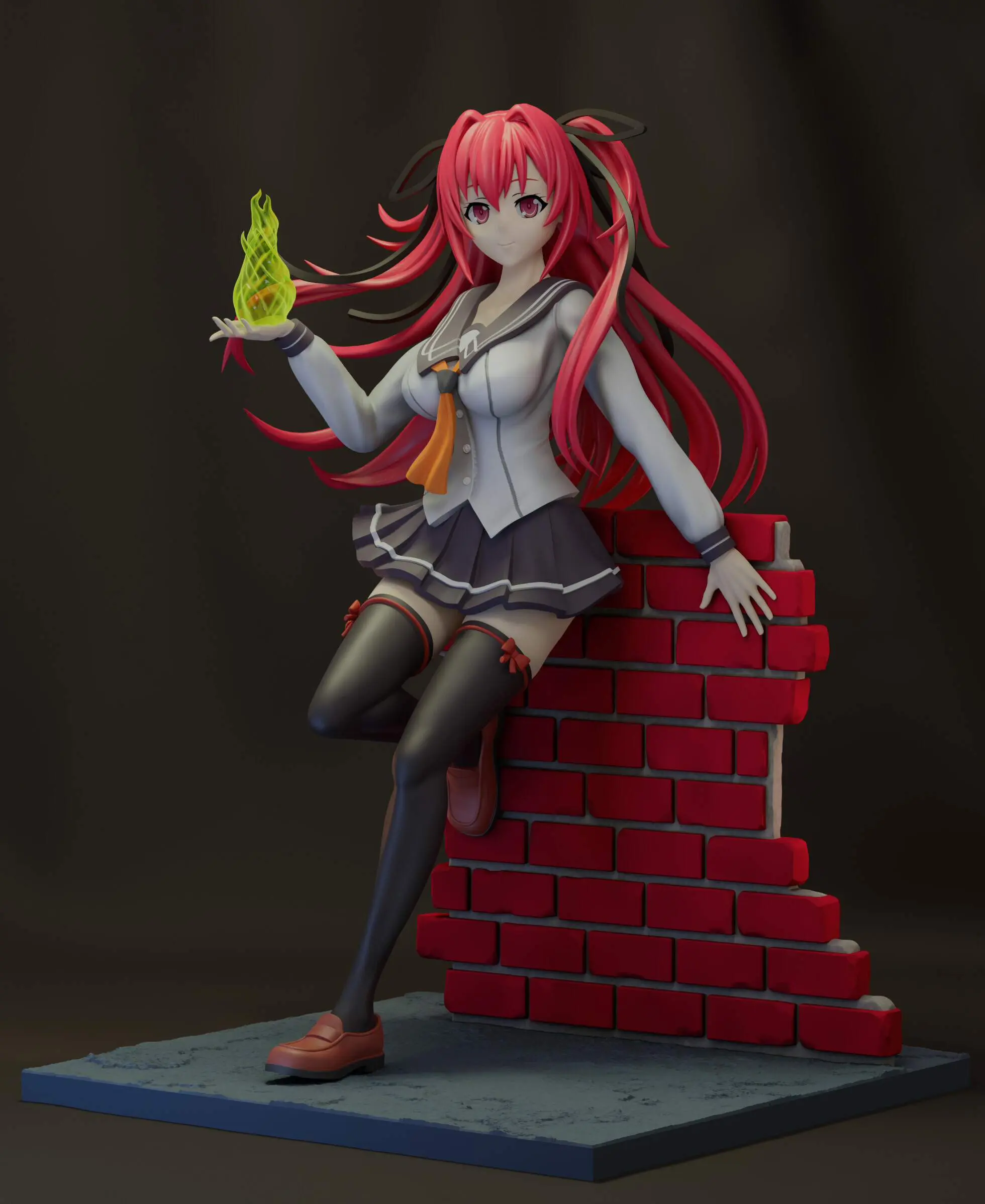 Statue Mio Naruse | The Testament of Sister New Devil Fan art par MoonFigures SFW 3d printed,3d printed statue,Mio Naruse Statue,The Testament of Sister New Devil statue,3d printed figure