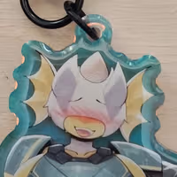 Portachiavi Hunter Chan Furry Girl | Tremors Portachiavi acrilico NSFW Hunter Chan keychain,furry keychain,Tremors keychain,nsfw keychain