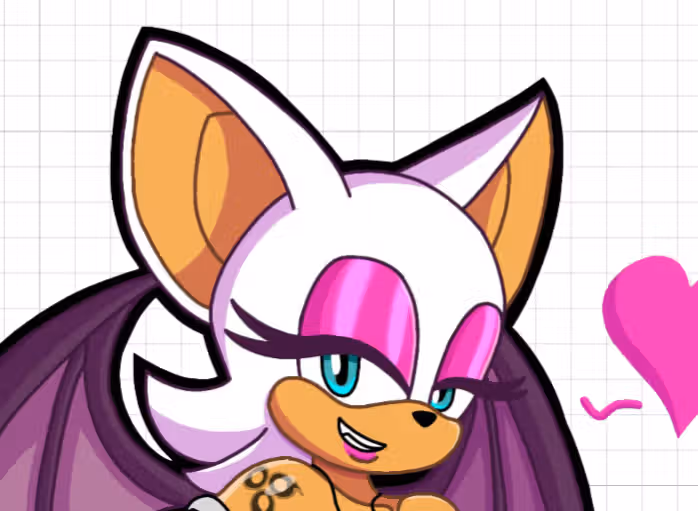 Rouge the bat Furry Girl NSFW Sticker | Sonic Vinyl Sticker NSFW sonic sticker,nsfw sticker,Rouge the bat sticker,Furry Girl stickers,Rouge sticker