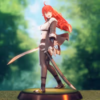 Statua Berserker King Eris | Mushoku Tensei Fan art di PikkyPrints SFW 3d printed statue,3d printed,3d printed figure,Berserker King Eris Statue,Mushoku Tensei Statue,sfw statue