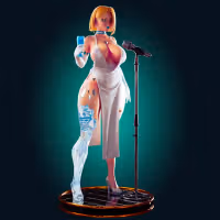 Emma Frost Thick Statue | Marvel Rivals Fan Art by Officer Rhu SFW,NSFW,Futa 3d printed,Emma Frost Thick statue,futa statue,Marvel Rivals statue,nsfw statue,futa figurines,futanari figurines,futanari statue