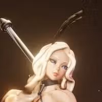 Amazon Statue | Dragon's Crown Fan Art by Rushzilla SFW 3d printed statue,3d printed,3d printed figure,Amazon Statue,Dragon's Crown Statue