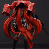 Red Hood Statue | NIKKE Fan Art by Gr8Tech SFW,NSFW 3d printed statue,nsfw statue,Red Hood statue,NIKKE statue,3d printed figure,3d printed