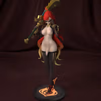 Statua Mavuika | Genshin Impact Fan art di FunserviceSTL SFW,NSFW,Futa 3d printed statue,nsfw statue,Mavuika statue,Genshin Impact statue,3d printed figure,3d printed,futa statue,futa figurines,futanari figurines,futanari statue
