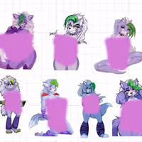 Roxanne wolf Nsfw Mega Pack Sticker | Five Nights at Freddy's Vinyl Sticker NSFW furry sticker,roxanne sticker,nsfw sticker,Nights at Freddy's ,Roxanne wolf sticker