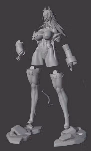 Ghislaine Statue | Mushoku Tensei Fan Art by Rushzilla SFW 3d printed,3d printed statue,3d printed figure,Ghislaine statue,Mushoku Tensei statue