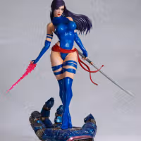 Statue Psylocke | X-Men Fan art par Abe3D SFW 3d printed statue,marvel statue,psylocke statue,men97 statue,3d printed figure,3d printed