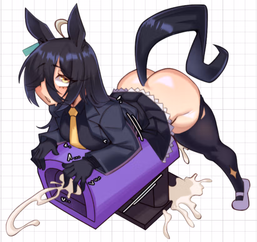 Manhattan Cafe Breeding Mount Futa Sticker | Umamusume Futanari Sticker Ecchi Cartoon Futa futanari sticker,futa sticker,Manhattan Cafe sticker,umamusume sticker