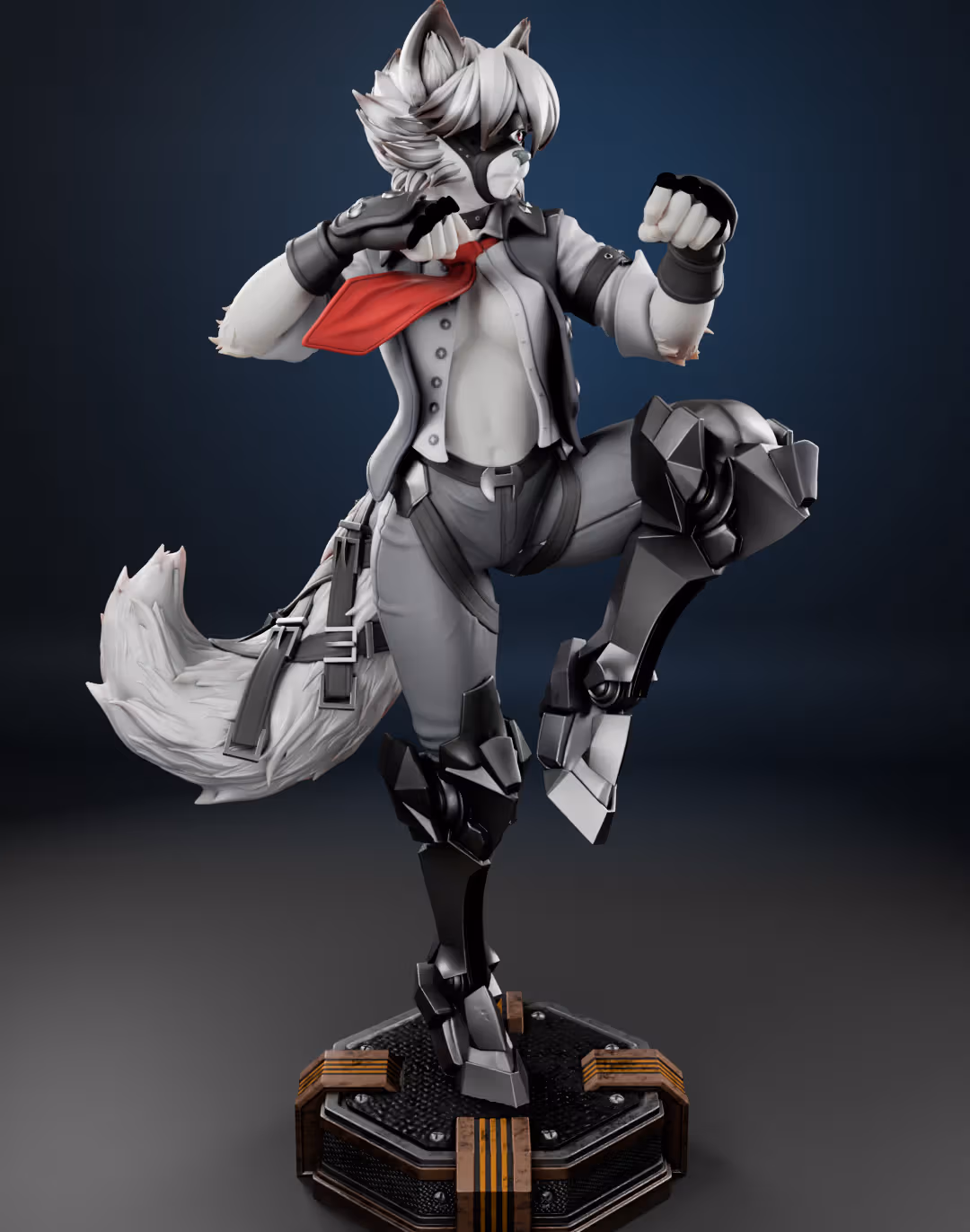Von Lycaon Furry Statue | Zenless Zone Zero Fan Art by Anyonensfw SFW,NSFW,Futa 3d printed statue,3d printed,nsfw statue,3d printed figure,Von Lycaon statue,Zenless Zone Zero statue,furry statue,futa statue,futa figurines,futanari figurines,futanari statue