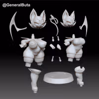 Rouge Statue | Sonic the Hedgehog Fanart von GeneralButa SFW,NSFW 3d printed statue,3d printed,nsfw statue,Rouge Statue,3d printed figure,Sonic the Hedgehog