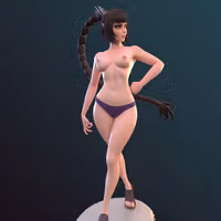 Statua Shadowheart | Baldur's Gate 3 Fan art di Dinamuuu3d SFW,NSFW 3d printed statue,3d printed,Baldur's Gate 3 Statue ,3d printed figure,nsfw statue,Shadowheart statue