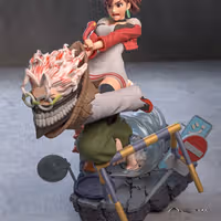 Momo And Okarun Statue | Dandadan Fan Art by Azerama SFW,NSFW 3d printed,3d printed statue,nsfw statue,Momo And Okarun statue,Dandadan statue