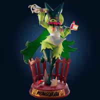 Statua Meowscarada Maid | Pokemon Fan art di Officer Rhu SFW,NSFW,Futa 3d printed,Meowscarada Maid statue,futa statue,pokemon statue,furry statue,nsfw statue,futa figurines,futanari figurines,futanari statue