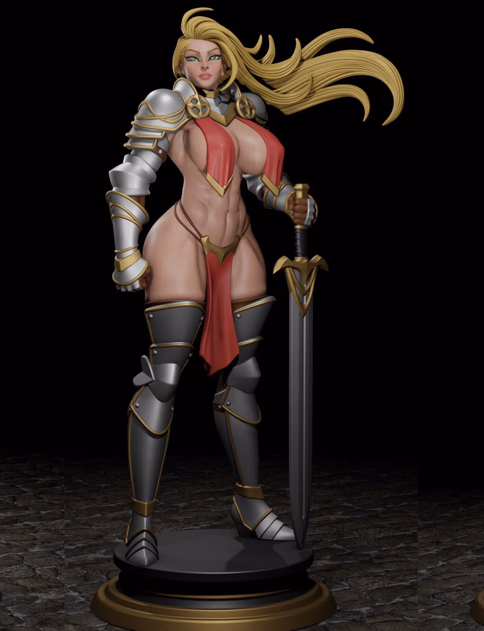 Statua Knight Girl | Fan art DnD di Digital Dark SFW,NSFW,Futa 3d printed statue,3d printed,nsfw statue,futa statue,futa figurines,futanari figurines,futanari statue,3d printed figure,Knight Girl Statue ,dnd statue 