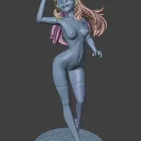Draco Malfoy Anime Girl Statue | Harry Potter Fan Art by Chyvak SFW,NSFW 3d printed figure,3d printed,Draco Malfoy Statue,Harry Potter statue,nsfw statue