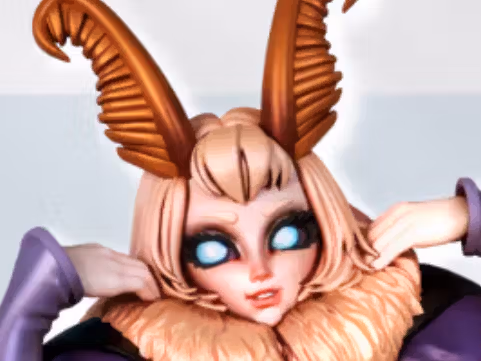 Mothara Kaiju Girl Miniature | DnD Fan Art by Gaz Minis SFW,NSFW 3d printed,miniature,dnd miniature,Mothara Kaiju Girl,3d printed miniature,nsfw miniature