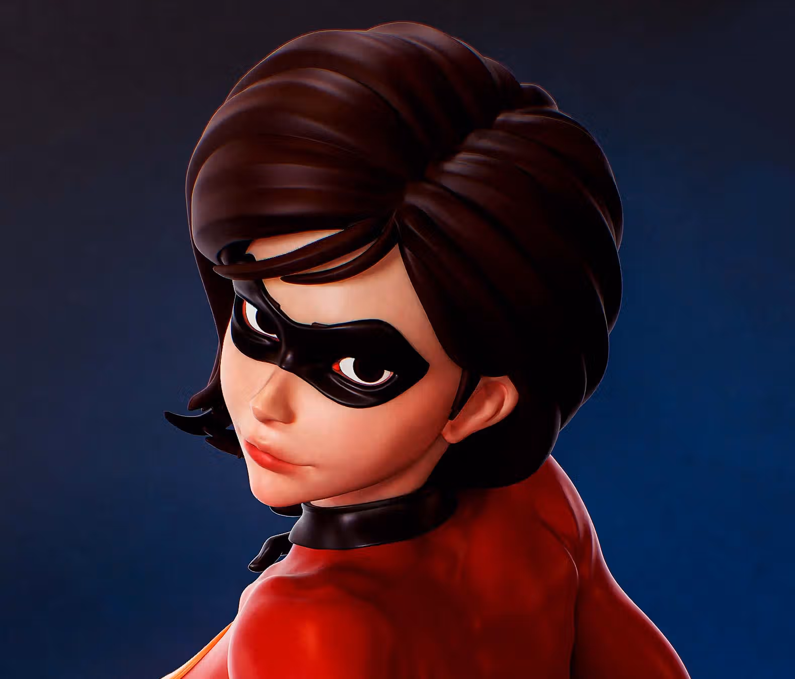 Elastigirl Statue | The Incredibles Fan Art by PEACHFIGURE SFW,NSFW 3d printed,3d printed statue,The Incredibles statue,Elastigirl statue,nsfw statue