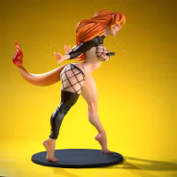 Waifumon Charmeleon Statue | Pokemon Fan Art by SiryllArt NSFW 3d printed statue,3d printed,nsfw statue,cosplay pokemon statue,Waifumon Charmeleon Statue,Pokemon Statue