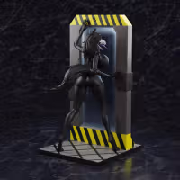 Statue Mal0 | SCP Fan art par PolyBitsArt SFW,NSFW Malo statue,Mal0 statue,nsfw statue,SCP statue,furry statue,3d printed,3d statue