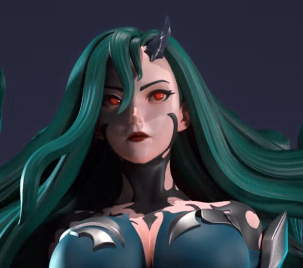 Querehsha Statue | Solo Leveling Fanart von CW Studios SFW,NSFW 3d printed statue,Querehsha statue,3d printed,Solo Leveling Statue,3d printed figure,nsfw statue