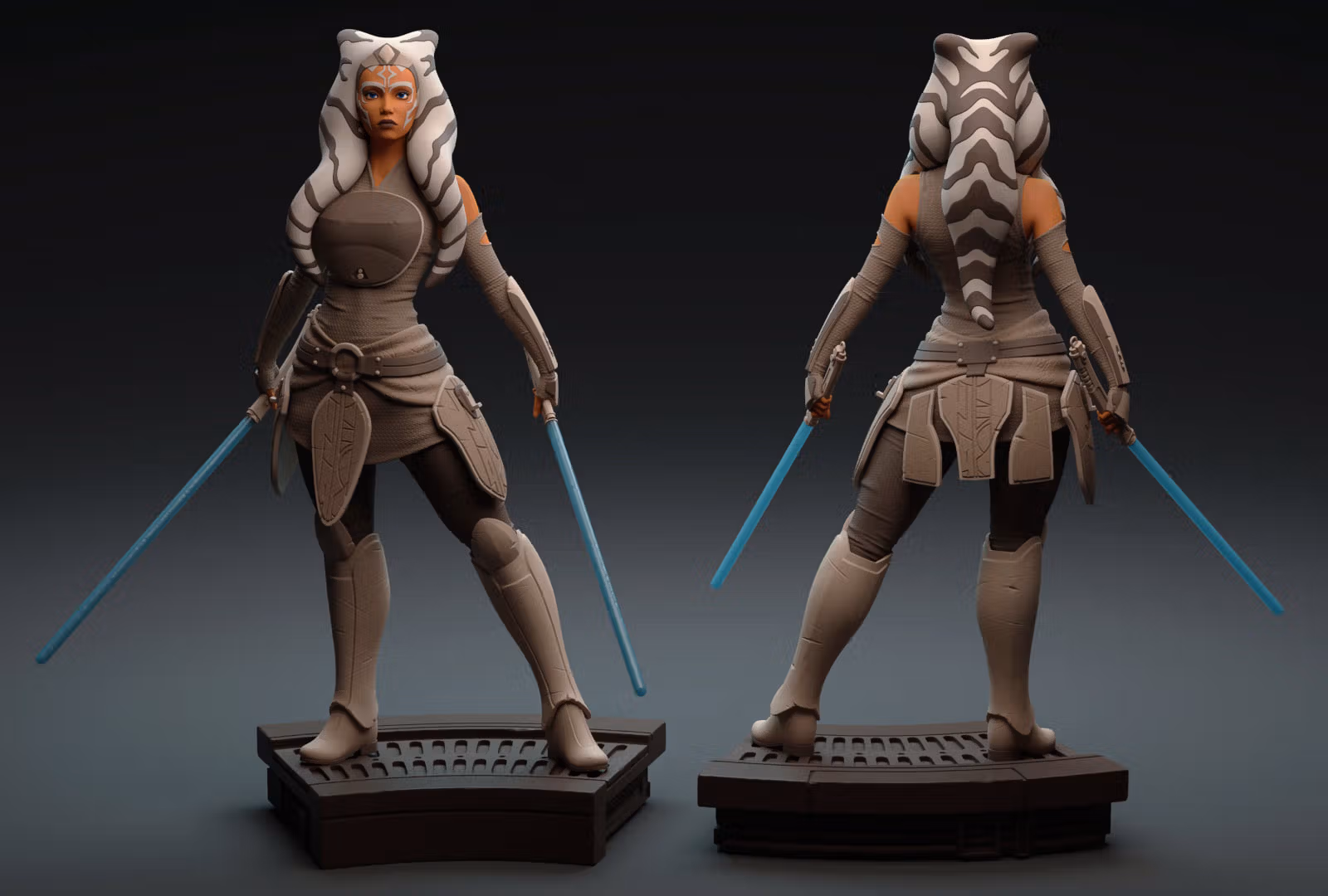 Ahsoka Statue | Star Wars Fanart von LacaSette SFW,NSFW 3d printed statue,3d printed,nsfw statue,3d printed figure,Ahsoka statue,Star Wars statue