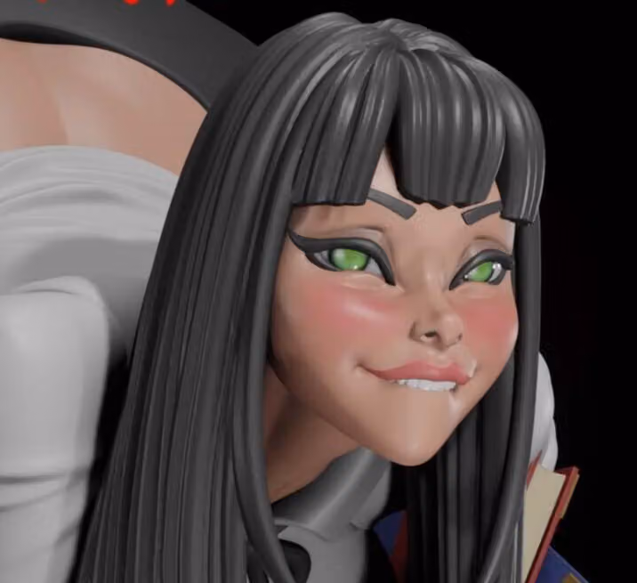 Office Girl Statue | Original Fan Art by Digital Dark SFW,NSFW,Futa 3d printed statue,3d printed,nsfw statue,futa statue,futa figurines,futanari figurines,futanari statue,3d printed figure,Office Girl Statue