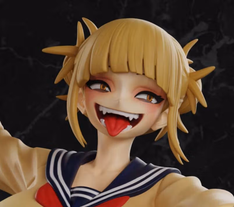Toga Himiko Statue | My Hero Academia Fanart von PolyBitsArt SFW,NSFW 3d printed statue,3d printed,My Hero Academia statue,nsfw statue,3d printed figure,Toga Himiko Statue