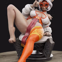 Purah Furry Statue | The Legend of Zelda Fan Art by Anyonensfw SFW,NSFW,Futa 3d printed,3d printed statue,nsfw statue,futa statue,Purah Statue,The Legend of Zelda Statue,futa figurines,futanari figurines,futanari statue,furry statue