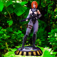 Regina Statue | Dino Crisis Fan Art by PEACHFIGURE SFW,NSFW 3d printed statue,3d printed,nsfw statue,3d printed figure,Regina statue,Dino Crisis statue