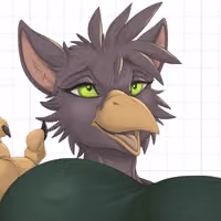 Flirty Bird Furry Sticker | Original Vinyl Sticker SFW,NSFW,Futa furry sticker,nsfw sticker,futanari sticker,Flirty Bird,original sticker,futa sticker